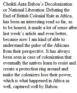 Introductory Essay_The African Experience